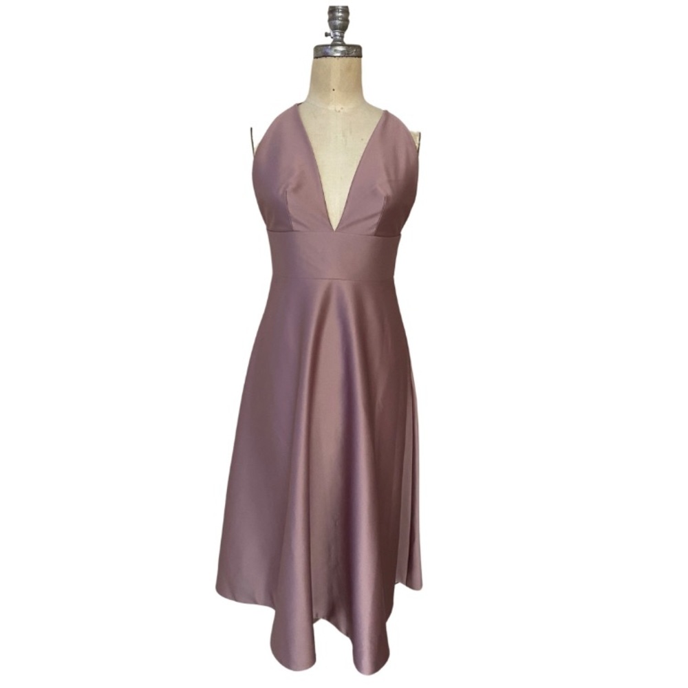 BHLDN Party Dress. Midi length. Mauve color. Has Pockets!